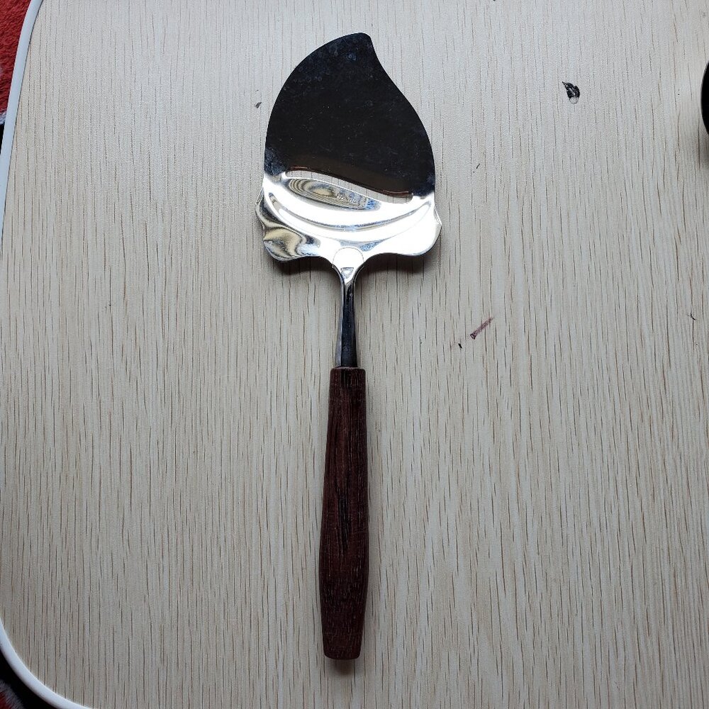 Vintage Kitchware 1950s - 1960s Spar Norway Teak Wood Handle Cheese Slicer, Good